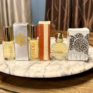 LOTof3 Vtg 70s NEW! Miniature Avon CANDID Ultra Cologne .33oz BOX ~ 1fl oz Total